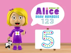 Spel World of Alice Draw Numbers på nätet