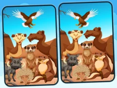 Spot 5 Differences Deserts — 무료 온라인 게임
