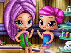 Spill Glittery Genies Realife Sauna online