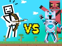 Stickman vs Craftsman — 無料オンラインゲーム