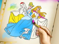 游戏Princesses Coloring Book在线