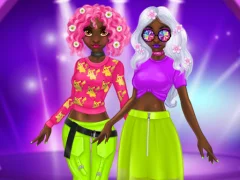 Princess Incredible Spring Neon Hairstyles เกมออนไลน์