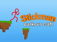 Spel Stickman parkour craft på nätet