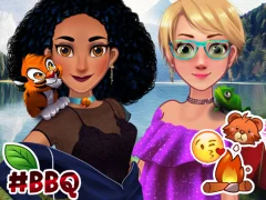 Jasmine & Rapunzel on Camping เกมออนไลน์