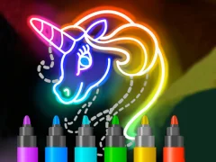 Learn to Draw Glow Cartoon — free online game