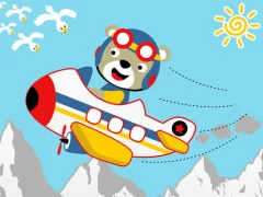 Friendly Airplanes For Kids Coloring — free online game