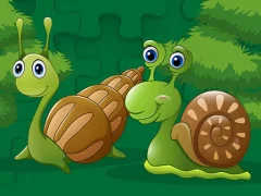 Igra Cute Snails Jigsaw spletu
