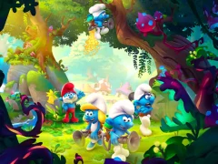 游戏Little Smurfs Coloring在线