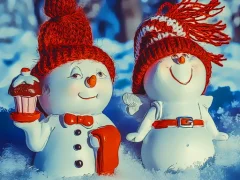 Igra Snowman Couples spletu