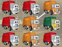 Garbage Trucks Matching  – kostenloses Online-Spiel