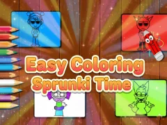 Easy Coloring Sprunki Time