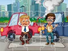 Crash Car Jigsaw — 무료 온라인 게임