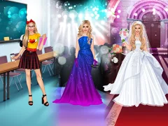 Xogo Superstar Career Dress Up en liña