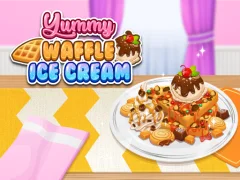 Igra Yummy Waffle Ice Cream online