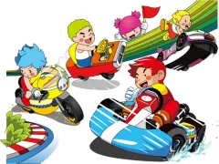 Spill Cartoon Kart Puzzle online