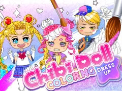 游戏Chibi Doll Dress Up & Coloring在线
