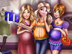 Cluiche Princesses Pregnant Selfie ar líne