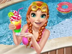 Cluiche Ice Princess Pool Time  ar líne