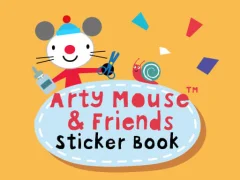 Cluiche Arty Mouse & Friends Sticker Book ar líne
