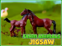 Farm Animals Jigsaw — لعبة مجانية اون لاين