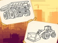 Construction Trucks Coloring — free online game