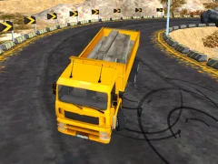 Long Trailer Truck Cargo Truck Simulator Game — bezmaksas tiešsaistes spēle