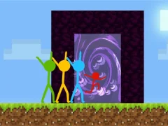 Permainan Stickman Parkour Skyland talian