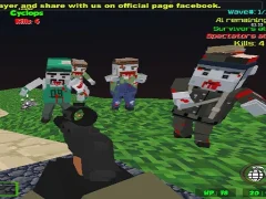 Blocky Combat SWAT Zombie Survival — bezplatná online hra