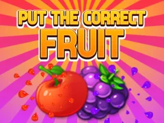 Trò chơi Put The Correct Fruit trực tuyến