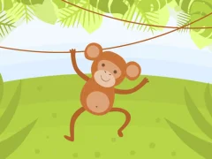 游戏Funny Monkeys Coloring在线