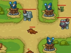 Jwèt Tower Defense 2D sou entènèt