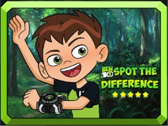 Cluiche Ben 10 Spot the Difference  ar líne