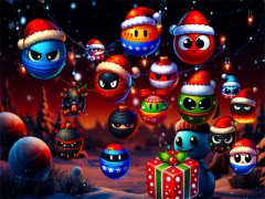 Christmas Rush : Red and Friend Balls — bezmaksas tiešsaistes spēle