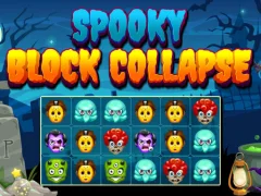 Xogo Spooky Block Collapse en liña