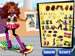 Clawdeen skates เกมออนไลน์