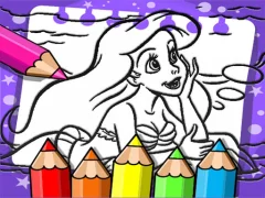Ariel The Mermaid Coloring Book — free online game