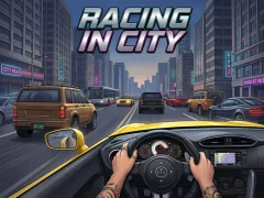 Lojë Racing in City në internet