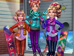 Princesses Winter Holiday เกมออนไลน์