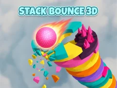 Гаме Stack Bounce 3D онлајн
