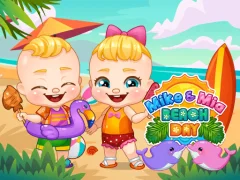 Mchezo Mike & Mia Beach Day online