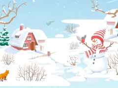 Laro Snowman Slide online