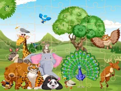 Xogo Wild Animals Jigsaw en liña