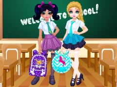 Jacqueline and Eliza School Bag Design Contest เกมออนไลน์