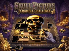 Skull Picture Scramble Challenge — ücretsiz çevrimiçi oyun