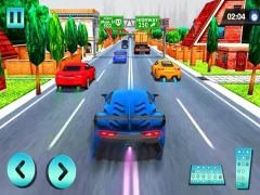 Xogo Car Racing in Fast Highway Traffic en liña