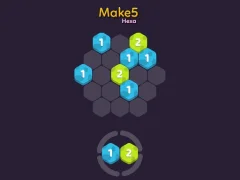 游戏Make 5 Hexa在线