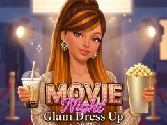 თამაში Movie Night Glam Dress Up ონლაინ