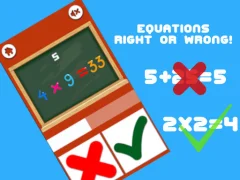 Spil Equations Right or Wrong online