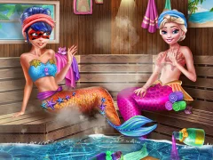Igra Mermaids BFFs Realife Sauna online