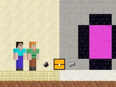Steve and Alex House Escape — لعبة مجانية اون لاين